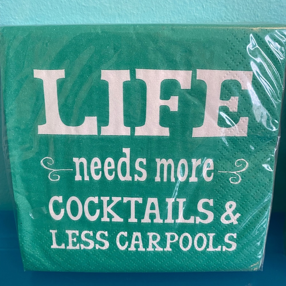 Super cute beverage napkins set of two 20 in each pack